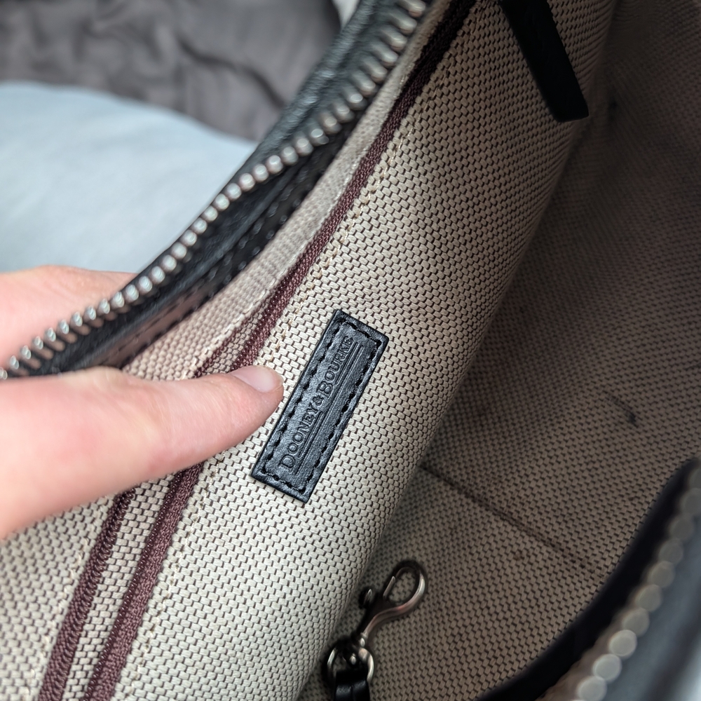 Dooney & Bourke Black Hobo Bag - Picture 8 of 11